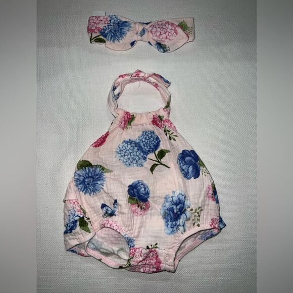 Mud Pie Romper Set 0-3 m - Picture 1 of 4